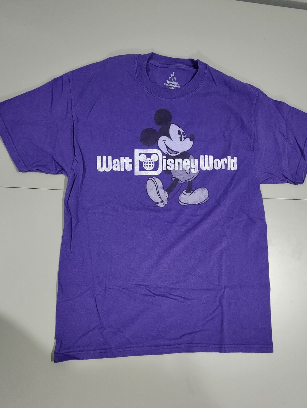 Disney Parks - WDW Walt Disney World Purple T-Shirt Mickey Mouse - Size Large